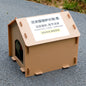 Outside Cat House Waterproof Warm Cat Shelter Foldable Cat Outdoor House Collapsible Insulated Pet House for Four Season