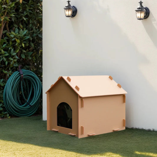 Outside Cat House Waterproof Warm Cat Shelter Foldable Cat Outdoor House Collapsible Insulated Pet House for Four Season