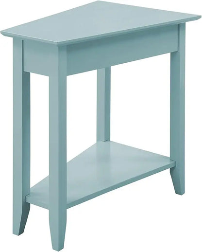 American Heritage Wedge End Table  24L   16W   24H