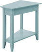 American Heritage Wedge End Table  24L   16W   24H