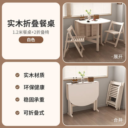Dark Folding Dining Tables Slim Provincial Chic Modern Dining Tables Retro Mid Century Mesa Comedor Plegables Furniture For Home