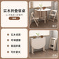 Dark Folding Dining Tables Slim Provincial Chic Modern Dining Tables Retro Mid Century Mesa Comedor Plegables Furniture For Home
