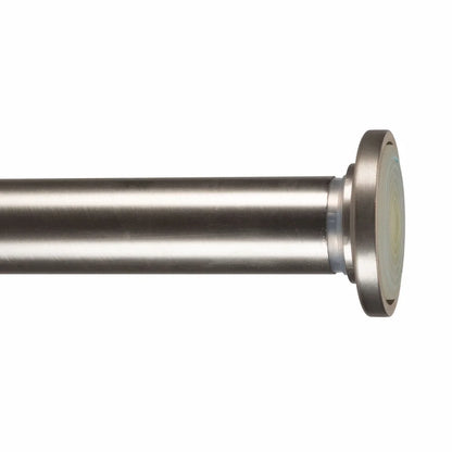 Adjustable Steel Curtain Tension Rod No Tools Installation Easy Extendable Shower Curtain Rod Secure Hold