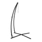 330 Lbs Heavy Duty Metal Hanging Chair Hammock C-Stand Outdoor Patio Balcony Swing Stand Base for Chair,Porch Swing, 360°