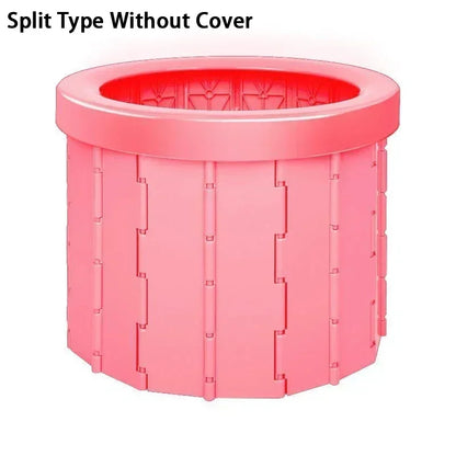 Outdoor Folding Toilet Portable Car Toilet Travel Self-driving Tour Camping Toilet Emergency Toilets for Adults Women Children