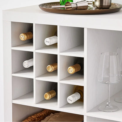 Cube Shelf Organizer Insert 9 Sections Storage Accessory Home Office Craft Room Kitchen Bottles Easy Assembly