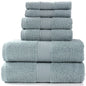 6PCS / 3PCS Cotton Towel Set Luxury Lace Embroidered Bath Towel Face Towel Hand Towel Washcloths Quick Dry Terry Towels 17Colors