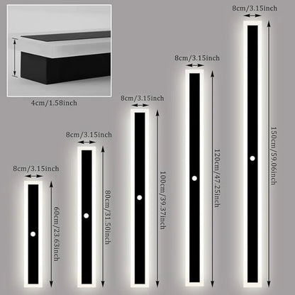 Outdoor Wall Light IP65 Waterproof 110- 240V  Porch Lamp LED Long Garden Lamp Villa Garage Lighting Fixture porch Home decor