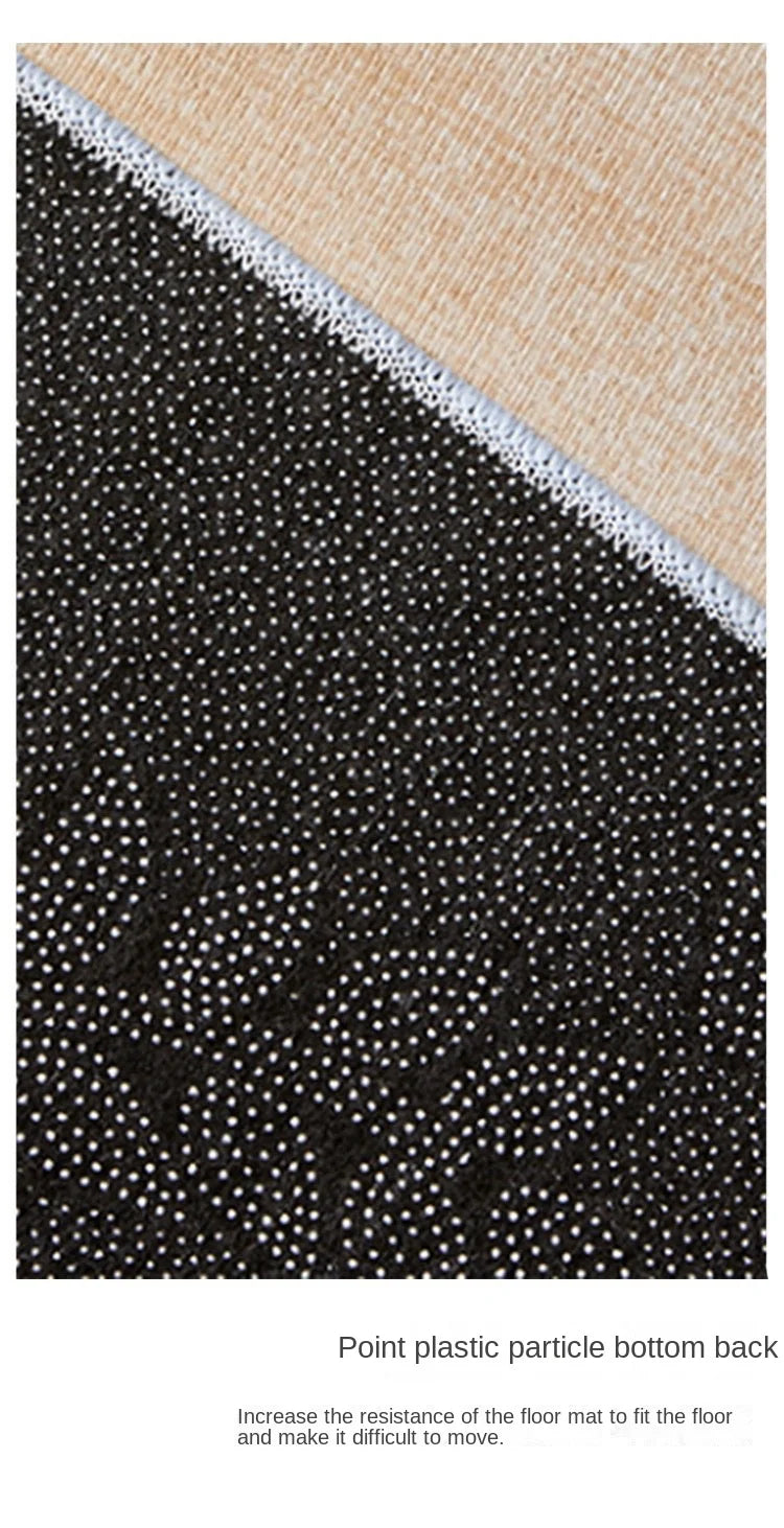 Dopamine Geometric Pattern Area Rug Non-Slip Washable Durable Carpet for Living Room Sofa Bedroom Side Home Decor