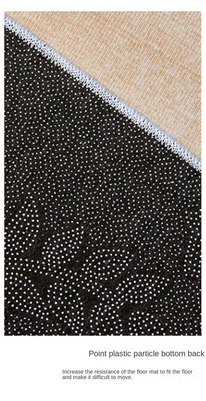 Dopamine Geometric Pattern Area Rug Non-Slip Washable Durable Carpet for Living Room Sofa Bedroom Side Home Decor