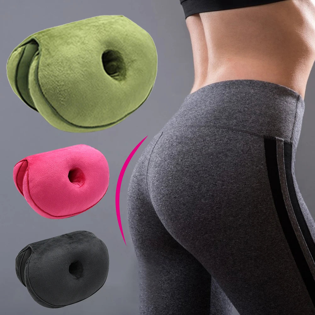 Multifunction Dual Comfort Orthopedic Cushion Pelvis Pillow Memory Foam Hip Lift Hips Up Seat Cushion for Pressure Relief