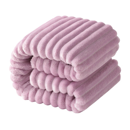 Plush Flannel Fleece Blanket, Soft Lightweight Fuzzy Luxury Bed Blanket for Couch Sofa Bed
