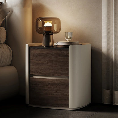 Luxury Simple Night Table Modern Storage Italian Style Nightstand Exquisite Trendy