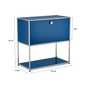 Modern Storage Cabinet Versatile Free-Standing Organizer for Living Room Bedroom and Home Office Bookshelf