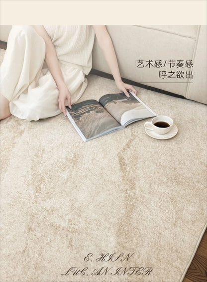 Minimalism Bedroom Decor Marble Carpet Light Luxury Carpets for Living Room Fluffy Soft Plush Floor Mat Home Thick Washable Rug