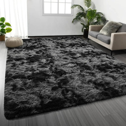 Lochas Super Soft Plush Tie Dye Velvet Rugs for Home Decor