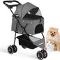 3 in 1 Pet Stroller with Removable Carrier Folding Stroller for Small/Medium Dogs and Cats Waterproof All-Terrain