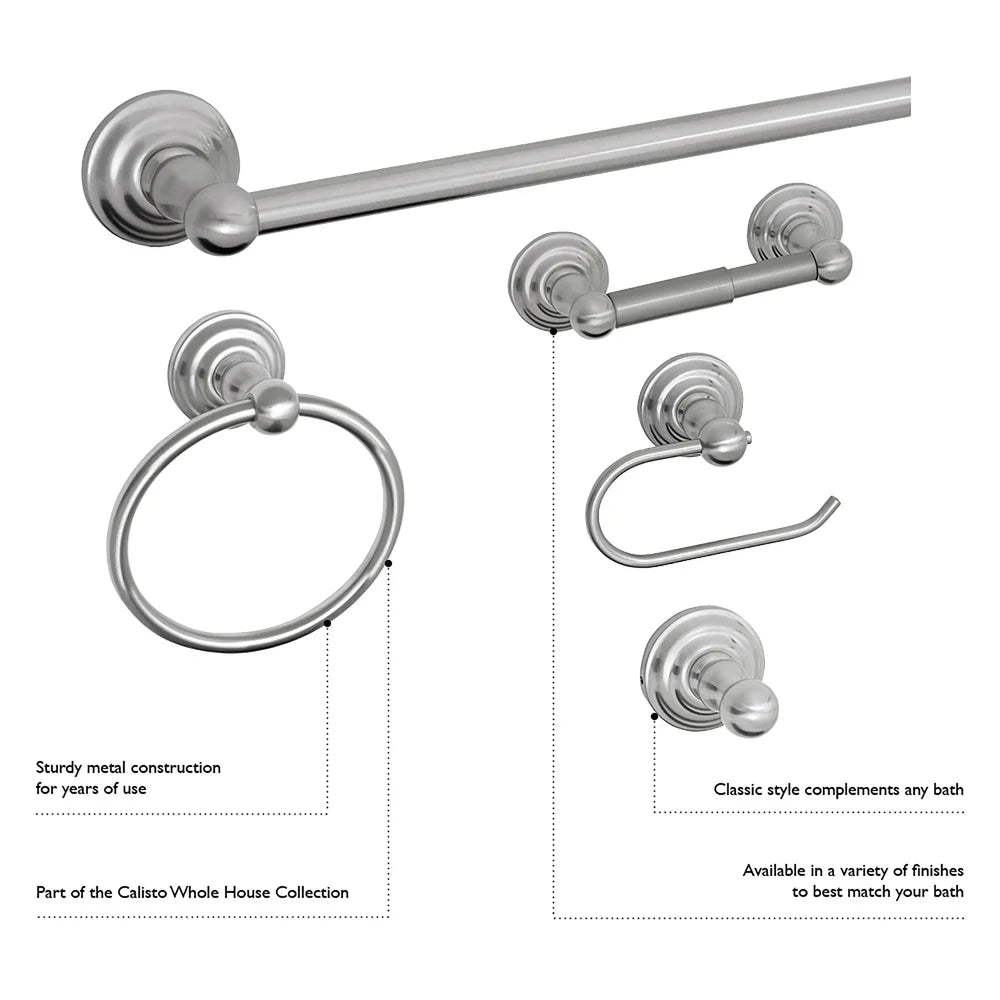 Modern Wall Mounted Towel Holder 24 Inch Oil Rubbed Bronze Bathroom Accessory Brass Zinc Construction