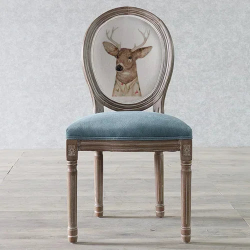 European Retro Dining Chairs Restaurant Old Solid Wood Stool Furniture Diffuse Cafe Hotel New Chinese Designer Fashion Chair