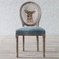 European Retro Dining Chairs Restaurant Old Solid Wood Stool Furniture Diffuse Cafe Hotel New Chinese Designer Fashion Chair