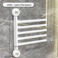 Bathroom Towel Pole Non Perforated Wall Mounted Suction Cup Storage Rack Bathroom Multi Pole Rotating Towel Storage Rack