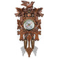 Wooden Hanging Wall Clock Bird Alarm Clock Cuckoo Clocks For Home Kid's Room Decoration Quartz Watch Decorative Home Decor