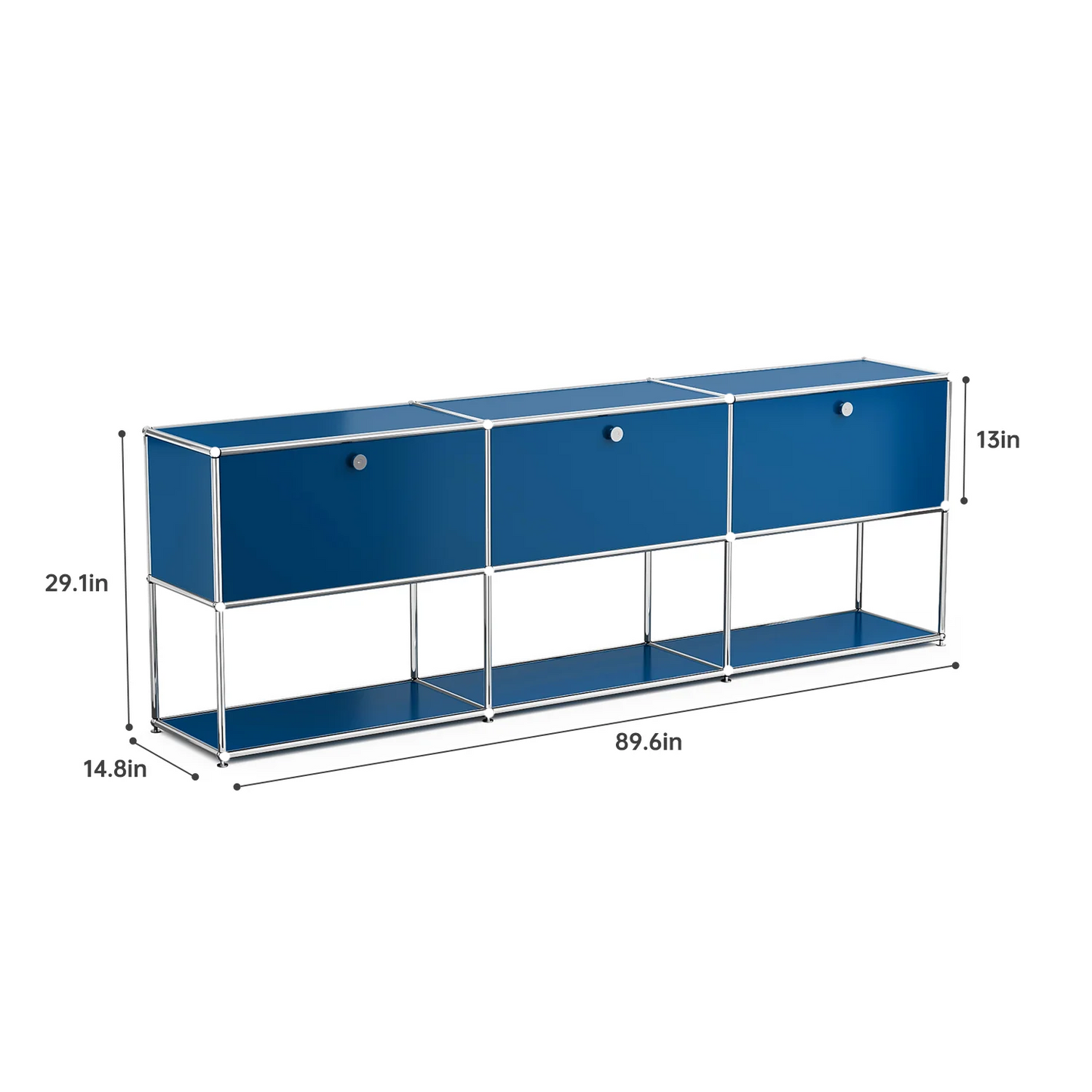 Modern Storage Cabinet Versatile Free-Standing Organizer for Living Room Bedroom and Home Office Bookshelf