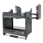 Pull-Down Cabinet Shelf 2-Tier Drop Down Lift Tempered Glass Kitchen Organizer Adjustable Load 26lbs for Upper Cabinets