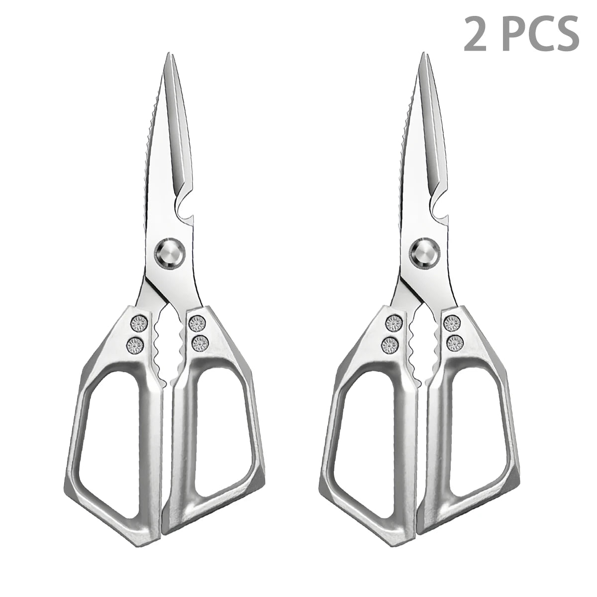 Stainless Steel Kitchen Shears Multifunctional Kitchen Tools Cutting Vegetables Meat Fish Food Scissors