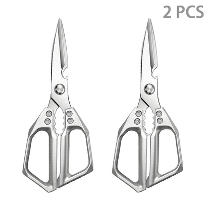 Stainless Steel Kitchen Shears Multifunctional Kitchen Tools Cutting Vegetables Meat Fish Food Scissors