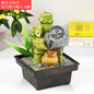 Feng Shui Wheel Circulation Flowing Water Generates Wealth Ornament  Desktop Creative Small Fountain Humidifier Decoration Gift