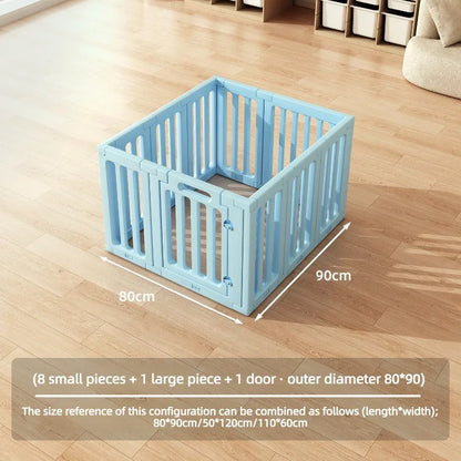 DIY Puppy Playpen Adjustable Plastic Dog Play Fence Safety Door Indoor Dogs Fences Portable Small Medium Dogs Pet Cage Enclosure