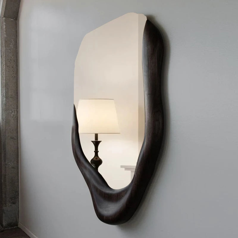 Irregular Wall Mirror Living Room Modern Girls Men Bedroom Bathroom Luxury Funky Mirror Asymmetrical Espelhos Home Decorations
