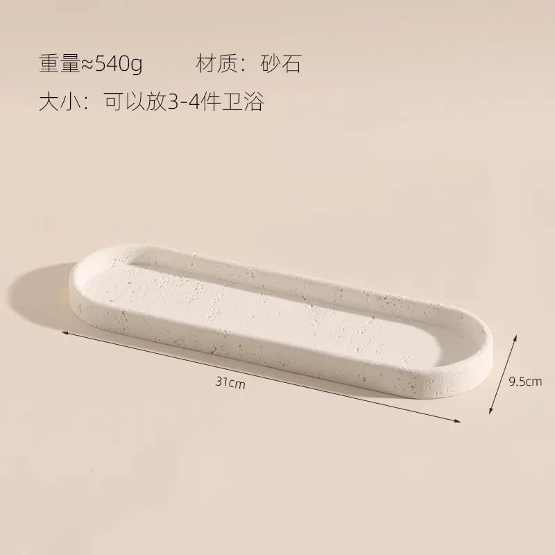 Bathroom Lotion Bottle Toothbrush Holder Tray Toiletry European Home Bathroom Products Hotel Electric Toothbrush Shelf