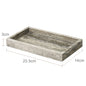Grigio Travertino Bathroom Accessories Sets Vintage Marble Soap Holder Soap Dispenser Vanity Tray Bathroom Set