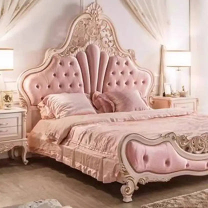 Girls Elegant Double Bed Australia Soft Designs Queen Storage Double Bed Luxury Modern Wooden