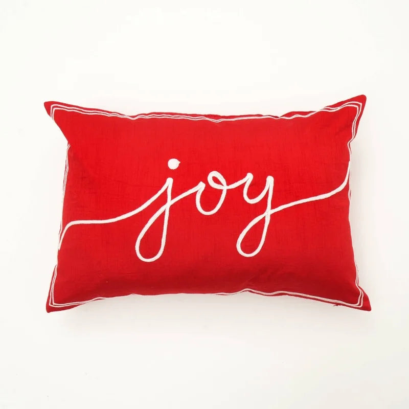 100% Polyester Lumber Pillow with Embroidery Work – Soft & Stylish Accent-24X16