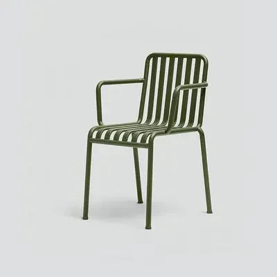 Modern Simple Leisure Outdoor Patio Furniture Balcony Open Air Garden Wrought Iron Dining Table and Chairs Set Outdoor Furniture