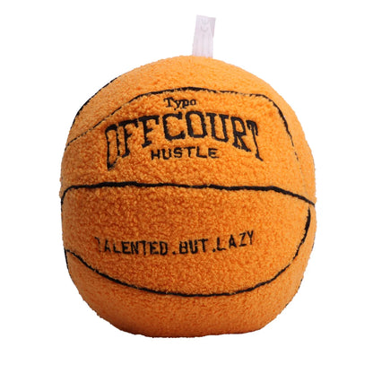 25CM Offcourt Basketball Plush Pillow Soft and Trendy Basketball Plush Toy Children Birthday Boyfriend Gifts Home Decoration