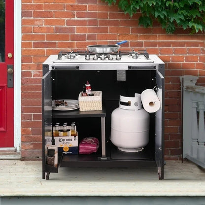 Outdoor Propane Grill 5 Burners with 36,200 BTUs
