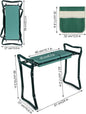 Garden Kneeler and Seat, Upgraded Folding Garden Kneeler and Seat, Upgraded Folding Garden Bench Portable with Foam EVA Kneeling