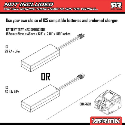 Garden Furniture .RC Truck 1/10 Granite 4X4 223S BLX BRUSHLESS Monster Truck RTR with DSC, Blue, ARA4302V4T1