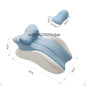Adjustable Headrest Reading Pillow for Bed Adults Memory Foam Back Support Wedge for Acid Reflux, Snoring & Legs  (Blue)