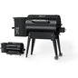 Portable Wood Pellet Grill & Smoker with Folding Legs, 456 sq. in. Cooking Area, 18 lb. Hopper, Temperature Control 180-425°F fo