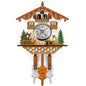 Wooden Hanging Wall Clock Bird Alarm Clock Cuckoo Clocks For Home Kid's Room Decoration Quartz Watch Decorative Home Decor