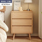Solid wood bedside table simple Chinese Nordic home storage cabinet storage bedroom bedside floor storage cabinet
