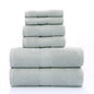 6PCS / 3PCS Cotton Towel Set Luxury Lace Embroidered Bath Towel Face Towel Hand Towel Washcloths Quick Dry Terry Towels 17Colors
