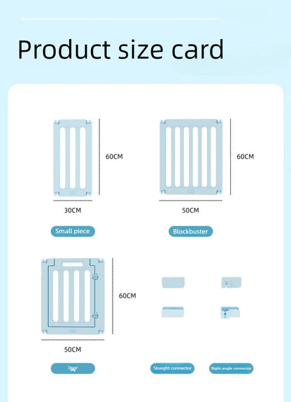 DIY Puppy Playpen Adjustable Plastic Dog Play Fence Safety Door Indoor Dogs Fences Portable Small Medium Dogs Pet Cage Enclosure
