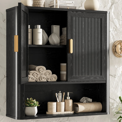 Bathroom Storage Cabinet with Adjustable Shelves, Over The Toilet Organizer for Laundry Room, Kitchen & Living Room, Medicine Ca