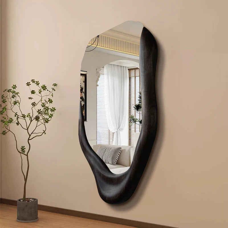 Irregular Wall Mirror Living Room Modern Girls Men Bedroom Bathroom Luxury Funky Mirror Asymmetrical Espelhos Home Decorations